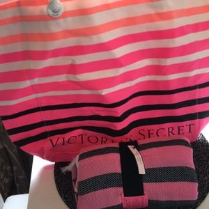 Victoria’s Secret Beach bag and blanket